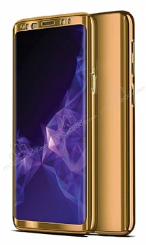 Eiroo Mirror Protect Fit Samsung Galaxy A10 360 Derece Koruma Gold Klf