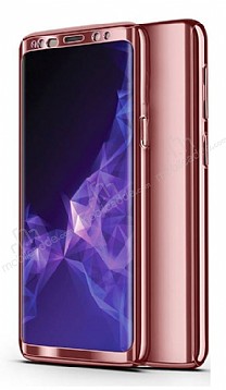 Eiroo Mirror Protect Fit Samsung Galaxy A10 360 Derece Koruma Rose Gold Klf
