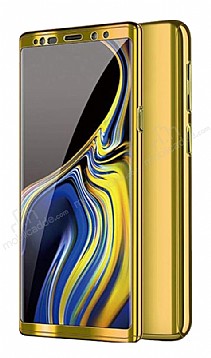 Eiroo Mirror Protect Fit Samsung Galaxy Note 10 360 Derece Koruma Gold Klf