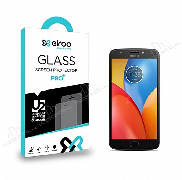 Eiroo Motorola Moto E4 Plus Tempered Glass Cam Ekran Koruyucu