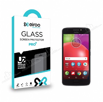 Eiroo Motorola Moto E4 Tempered Glass Cam Ekran Koruyucu