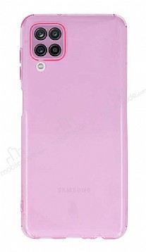 Eiroo Mun Samsung Galaxy M12 effaf Pembe Silikon Klf