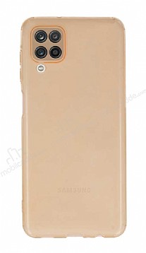 Eiroo Mun Samsung Galaxy M12 effaf Turuncu Silikon Klf