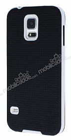 Eiroo New Hybrid Samsung i9600 Galaxy S5 Beyaz Klf