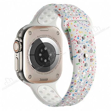 Eiroo New Series Apple Watch Silikon Beyaz Kordon (41mm)