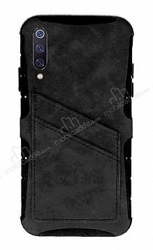 Eiroo Notecase Samsung Galaxy A50 Czdanl Gri Rubber Klf