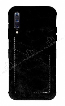 Eiroo Notecase Samsung Galaxy A50 Czdanl Siyah Rubber Klf