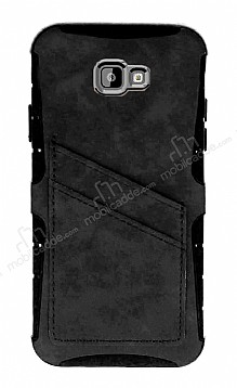Eiroo Notecase Samsung Galaxy J4 Plus Czdanl Gri Rubber Klf
