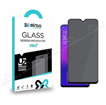 Eiroo Oppo A5s Privacy Tempered Glass Cam Ekran Koruyucu