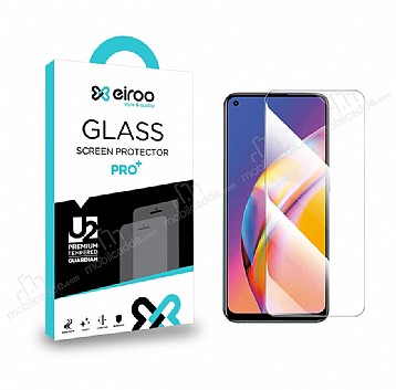 Eiroo Oppo Reno7 4G Tempered Glass Cam Ekran Koruyucu