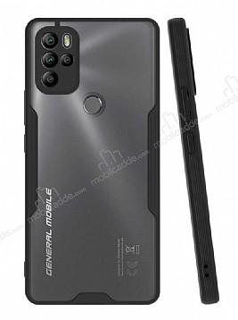 Eiroo Painted General Mobile GM 21 Pro Kamera Korumal Siyah Klf