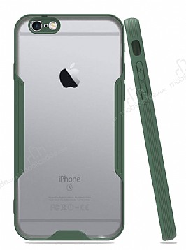 Eiroo Painted iPhone 6 / 6S Yeil Silikon Klf