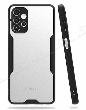 Eiroo Painted Samsung Galaxy A32 5G Kamera Korumal Siyah Klf