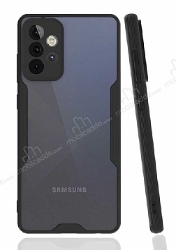 Eiroo Painted Samsung Galaxy A72 / A72 5G Kamera Korumal Siyah Klf