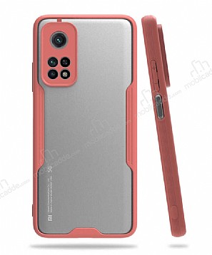 Eiroo Painted Xiaomi Mi 10T / Mi 10T Pro Kamera Korumal Pembe Klf