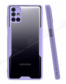 Eiroo Painted Samsung Galaxy M51 Kamera Korumal Mor Klf