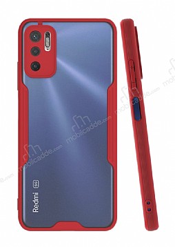 Eiroo Painted Xiaomi Redmi Note 10 5G Krmz Silikon Klf