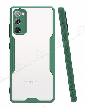 Eiroo Painted Samsung Galaxy S20 FE Yeil Silikon Klf