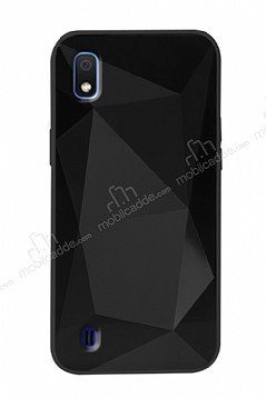 Eiroo Prizma Samsung Galaxy A10 Siyah Rubber Klf