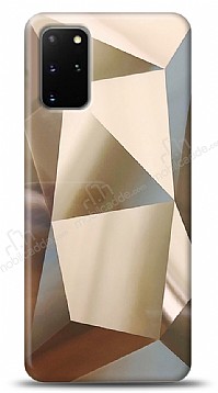 Eiroo Prizma Samsung Galaxy S20 Plus Gold Rubber Klf