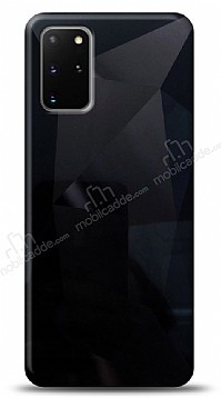 Eiroo Prizma Samsung Galaxy S20 Plus Siyah Rubber Klf