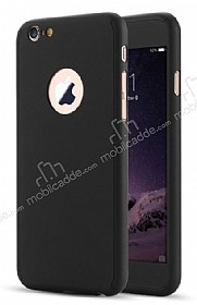 Eiroo Protect Fit iPhone 6 / 6S 360 Derece Koruma Siyah Rubber Klf