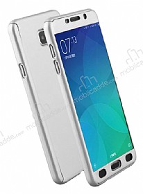 Zore GKK Ays Samsung Galaxy A3 2016 360 Derece Koruma Silver Rubber Klf