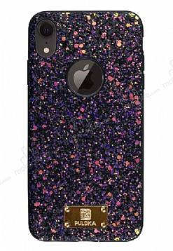 Eiroo Puloka iPhone XS Max Iltl Siyah Silikon Klf