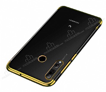 Eiroo Radiant Huawei Y9 Prime 2019 / P Smart Z Gold Kenarl effaf Silikon Klf