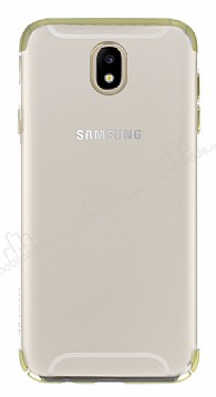 Eiroo Radiant Samsung Galaxy J5 Pro 2017 Gold Kenarl effaf Rubber Klf