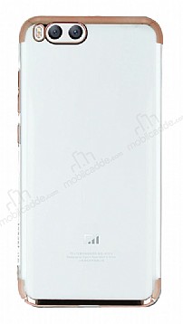 Eiroo Radiant Xiaomi Mi 6 Rose Gold Kenarl effaf Rubber Klf