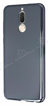 Eiroo Reflection Huawei Mate 10 Lite Tam Kenar Koruma Siyah Rubber Klf