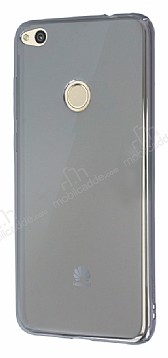 Eiroo Reflection Huawei P9 Lite 2017 Tam Kenar Koruma Siyah Rubber Klf