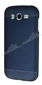 Eiroo Resistant Samsung Galaxy Grand ift Katmanl Dark Silver Klf