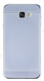 Samsung Galaxy A7 2016 Diki zli Silver Silikon Klf