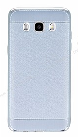 Samsung Galaxy J5 2016 Diki zli Silver Silikon Klf