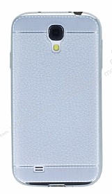 Samsung i9500 Galaxy S4 Diki zli Silver Silikon Klf