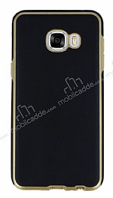 Eiroo Rind Samsung Galaxy C5 Siyah Silikon Klf