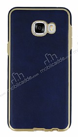 Eiroo Rind Samsung Galaxy C7 SM-C7000 Lacivert Silikon Klf