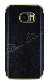 Eiroo Rind Samsung Galaxy S7 Siyah Silikon Klf