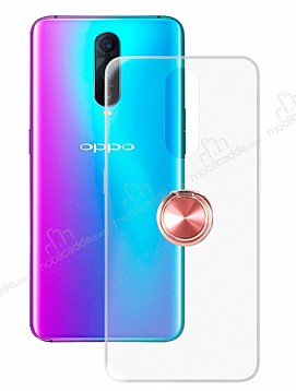 Eiroo Ring Crystal Oppo RX17 Pro Yzkl Rose Gold Silikon Klf