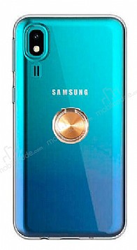 Eiroo Ring Crystal Samsung Galaxy A2 Core Yzkl Gold Silikon Klf