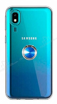 Eiroo Ring Crystal Samsung Galaxy A2 Core Yzkl Mavi Silikon Klf