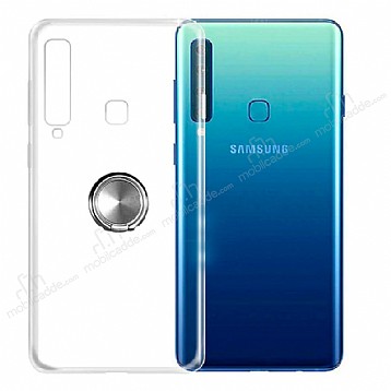 Eiroo Ring Crystal Samsung Galaxy A9 2018 Yzkl Silver Silikon Klf
