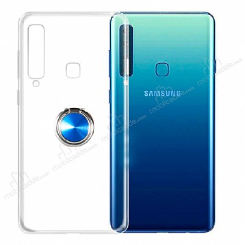 Eiroo Ring Crystal Samsung Galaxy A9 2018 Yzkl Mavi Silikon Klf