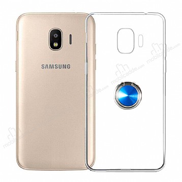 Eiroo Ring Crystal Samsung Galaxy J2 Core J260F Yzkl Mavi Silikon Klf
