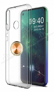 Eiroo Ring Crystal Huawei P40 lite E Gold Yzkl Silikon Klf