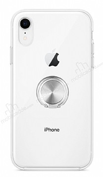 Eiroo Ring Crystal iPhone XR Silver Yzkl Silikon Klf