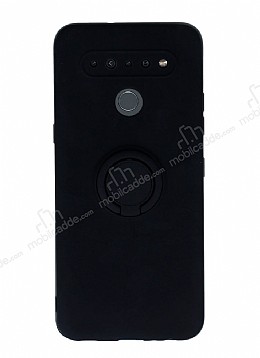 Eiroo Ring Color LG K41S Yzkl Siyah Silikon Klf