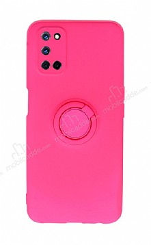 Eiroo Ring Color Oppo A52 Yzkl Pembe Silikon Klf